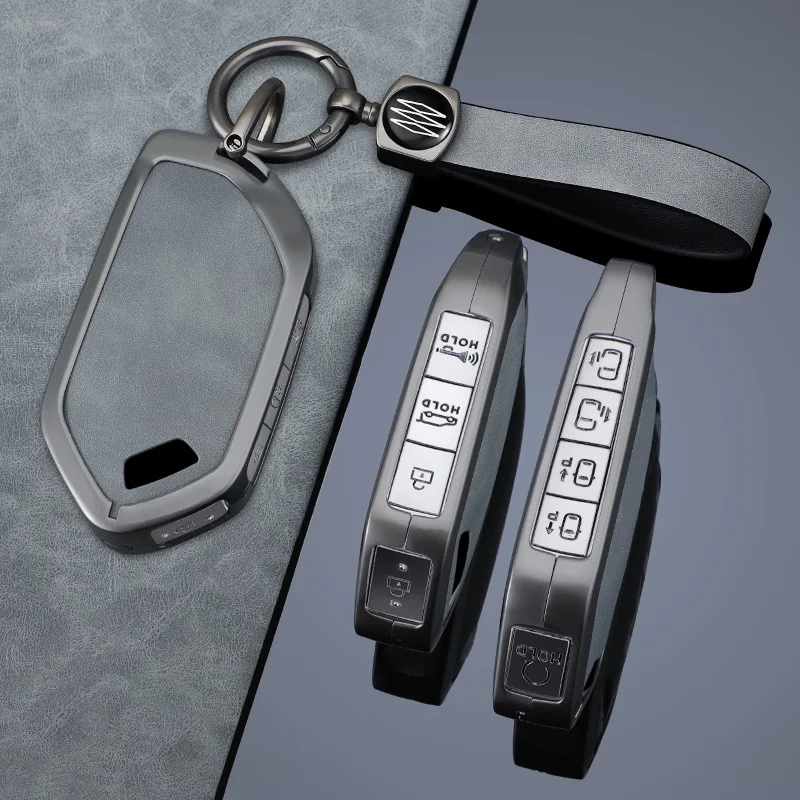 

Чехол для автомобильного ключа из цинкового сплава с кнопками 5/6/7/8/9 для Kia EV9 Picanto Sorento MQ4 Carnival KA4 Morning K5 Carens 2024, пульт дистанционного управления