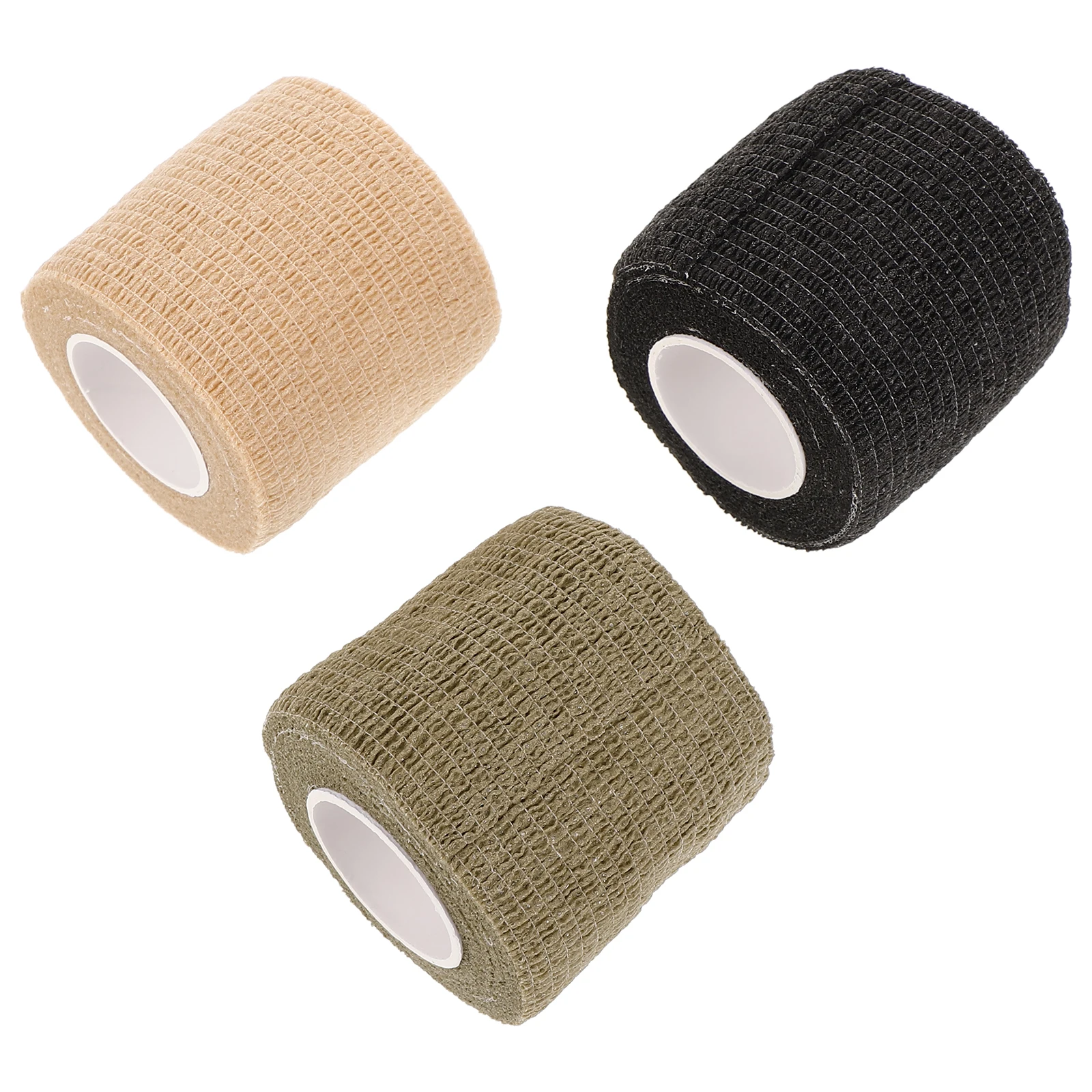 

3pcs Camouflage Bandages Sports Protective Tape Elastic Wrap For Body Arm Knee Hunting Athletic Survival Wrist Wrists Nonwoven
