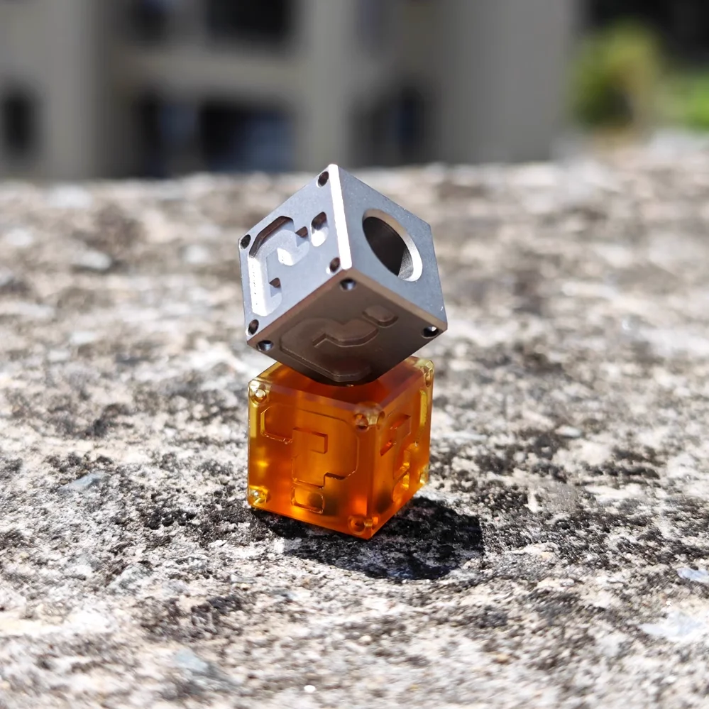 Imagem -06 - Edc Titanium Alloy Beads Pingente Paracord Decorações ao ar Livre Pulseira Camping Gear Ferramentas Edc