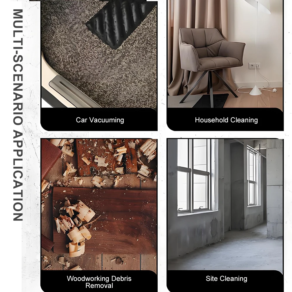 เครื่องดูดฝุ่นไร้สายลิเธียมไอออนแบบพกพา ใช้งานได้ทั้งในบ้านและรถยนต์ ทนทาน พร้อมพลังดูดที่แข็งแกร่ง