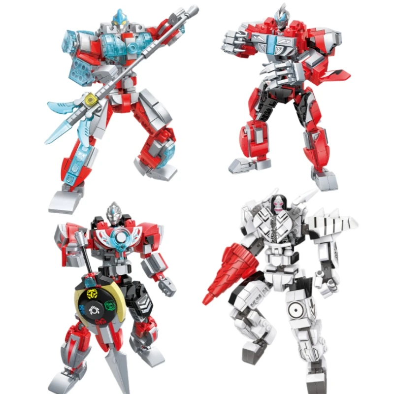 

Ultraman Building Blocks for Children's Puzzle Toys Ultraman Geed Mecha Model Home Decoration Creative Gifts Fashion Trend Play