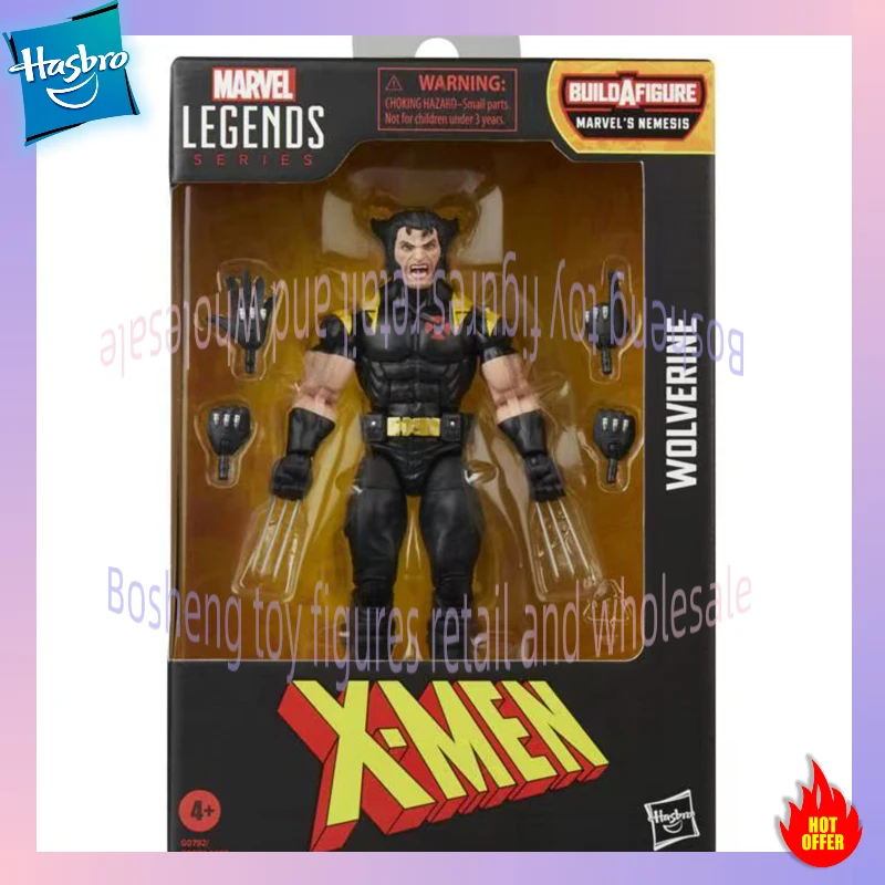 Hasbro Marvel Legends Series x-men Nemesis Set Wolverine Gambit Marrow 6-inch action figure model gift toy collectibles view 4