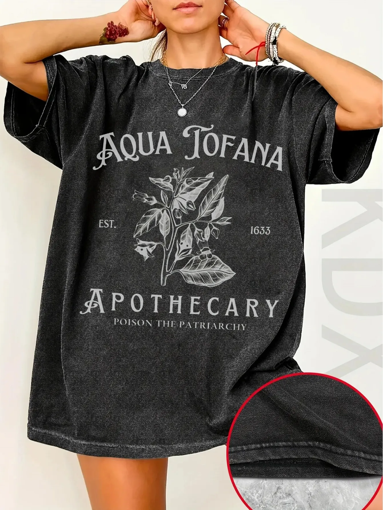 Camiseta Aqua Tofana, Camiseta Aqua Tofana para Farmacéuticas, Camiseta Poison Patriarchal, Camiseta Feminista Interesante