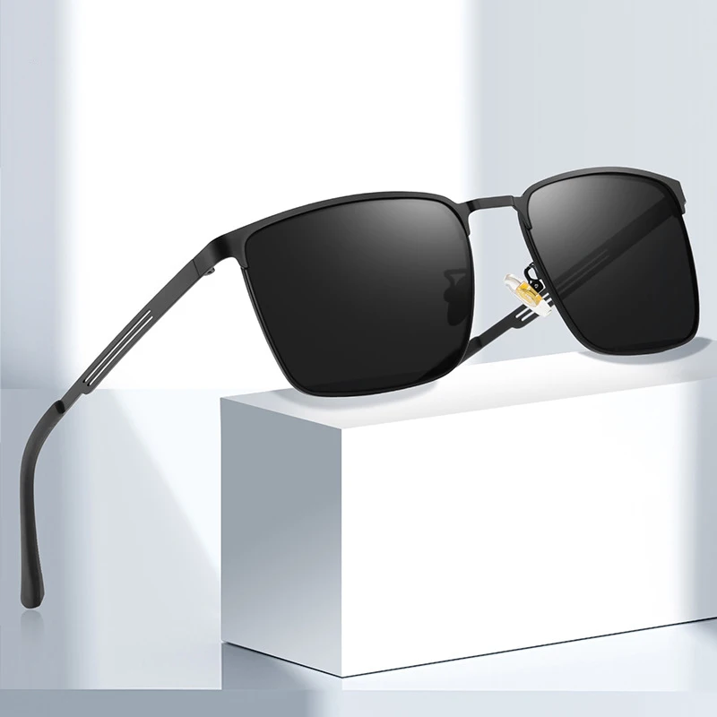 Gafas de sol polarizadas, gafas de sol clásicas ligeras para hombres, gafas de sol para conducir y pescar con protección antideslumbrante UV400