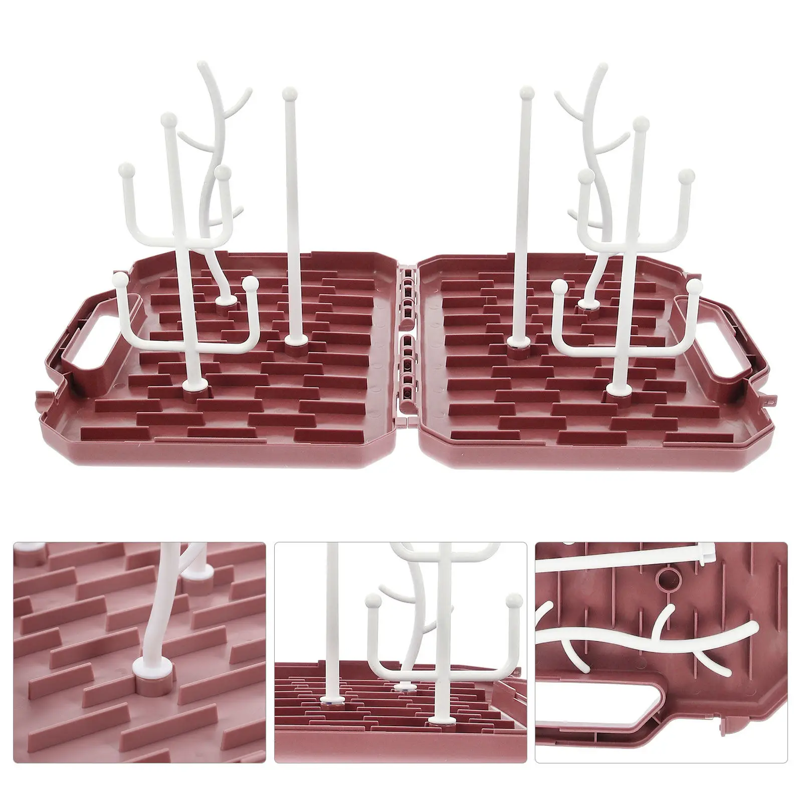 travel-baby-bottle-drying-rack-foldable-portable-lightweight-drying-box-for-bottles-pacifiers-pump-parts-nipples-cup-storage
