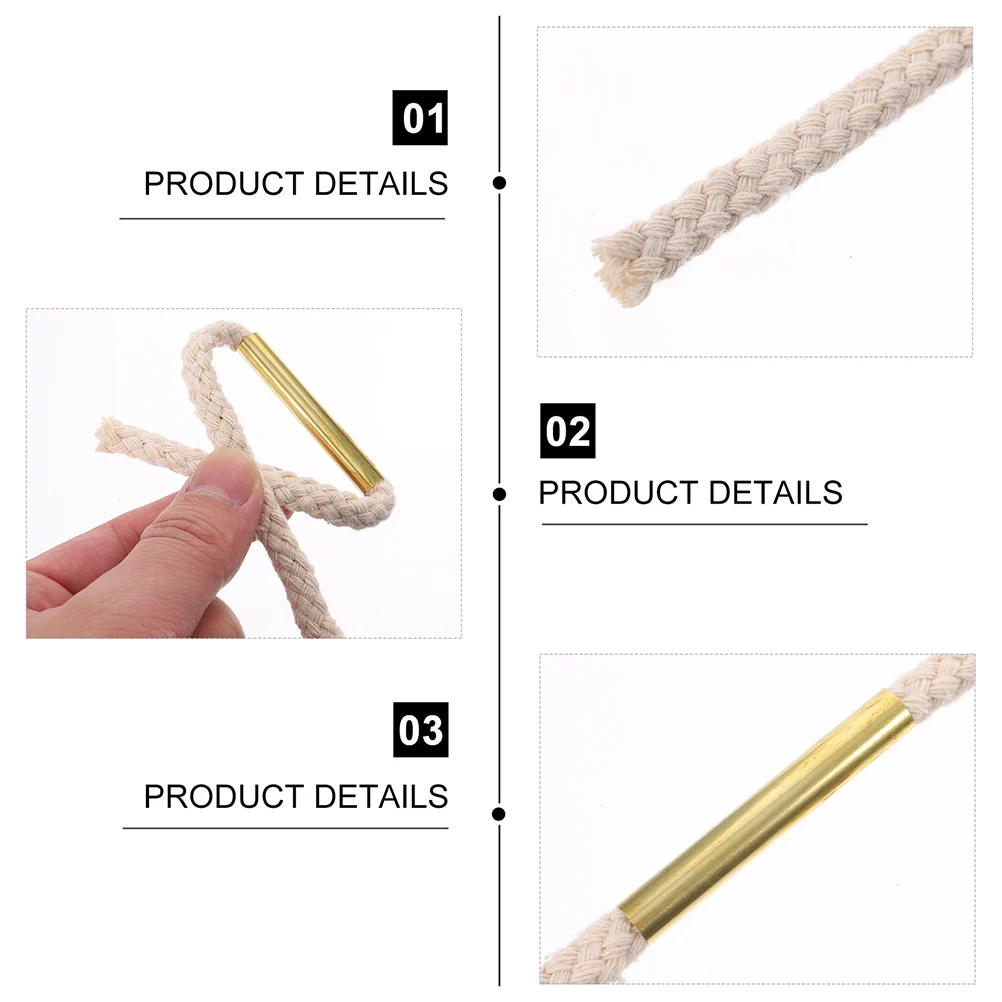 

2 Pcs Rope Fire Collection Tool Outdoor Wick Hemp Ropes Camping Survival Cord