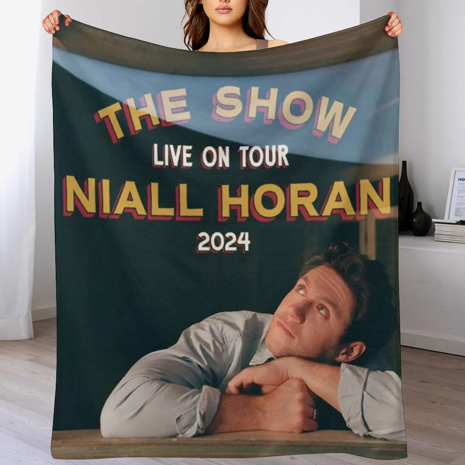 Naunl Niall heartbreak North American Tour 2021 Throw Blanket Thermals For Travel Soft Plush Plaid for sofa Blankets