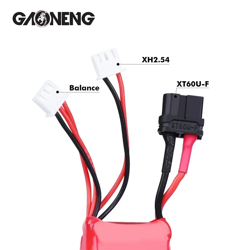 GAONENG GNB 2S 7.4V 2500MAH MAX 5C/10C Lipo Battery For Frsky Taranis X9D Plus Transmitter Remote Controller 7.4V Battery 1/3PCS