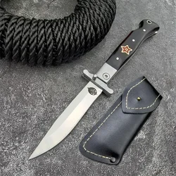 New Russian Style Folding Pocket Knife 440c Blade ABS Handle with Sheath Outdoor Camping Survival Tactical Military Tool