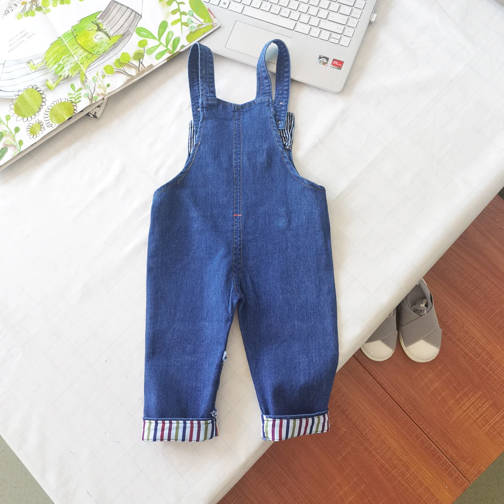 IENENS Kids Baby Boys Clothing Girls Denim Jumpers Jeans Children Overalls Toddler Infant Playsuit Dungarees Trousers 1-4 Years