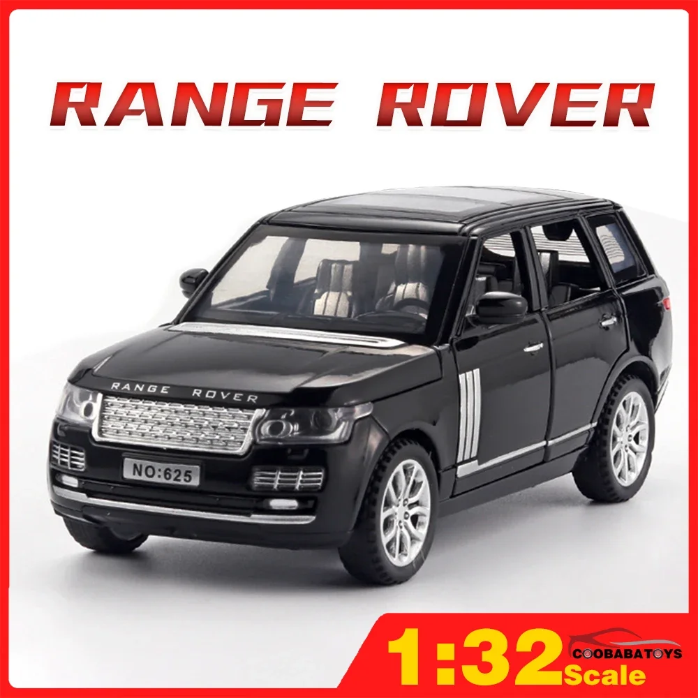 

Масштаб 1/32 Range Rover SUV Металлический литой сплав Гоночные игрушки Автомобили Модели Грузовики Подарки для мальчиков Дети Детские автомобили Коллекция