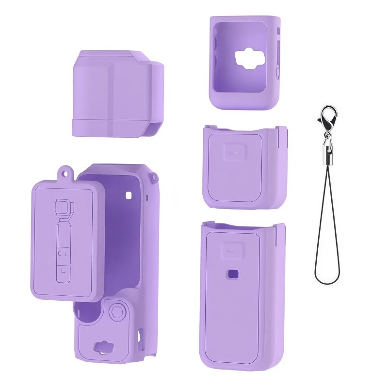 Schutzhülle für DJI OSMO Pocket 3 Silikon-Schutzabdeckung Kratzfester Objektivdeckel-Schutz für Pocket Case Kamera-Gehäuse Zubehör