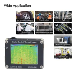 多機能熱画像、赤外線カメラ、2インチ画面、40 ℃ から300 ℃