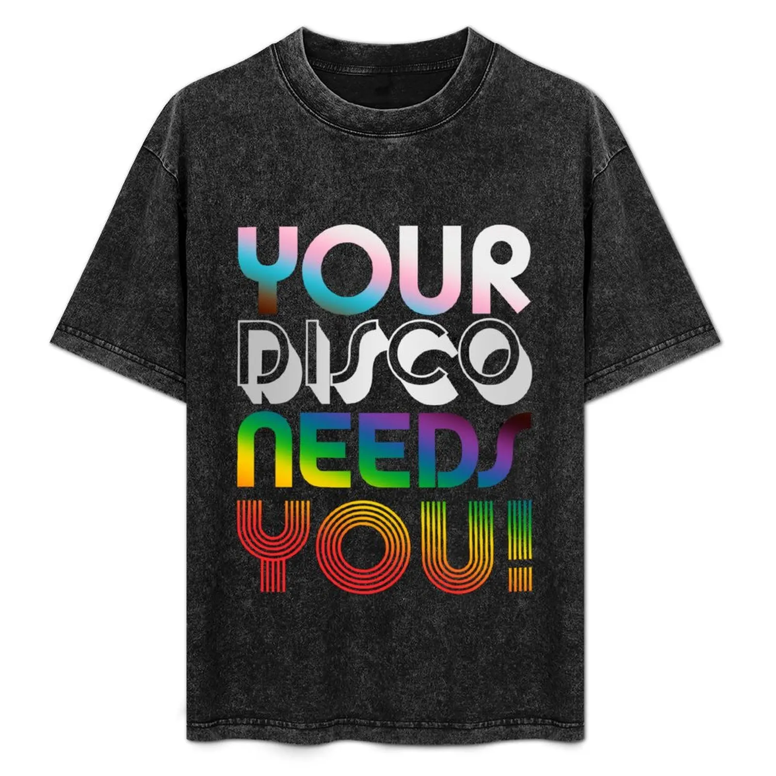 

Your Disco Needs You - Kylie Minogue - Light Years - Progress Pride Colours LGBTQIA+ T-Shirt Casual Everyday Wear T-Shirt