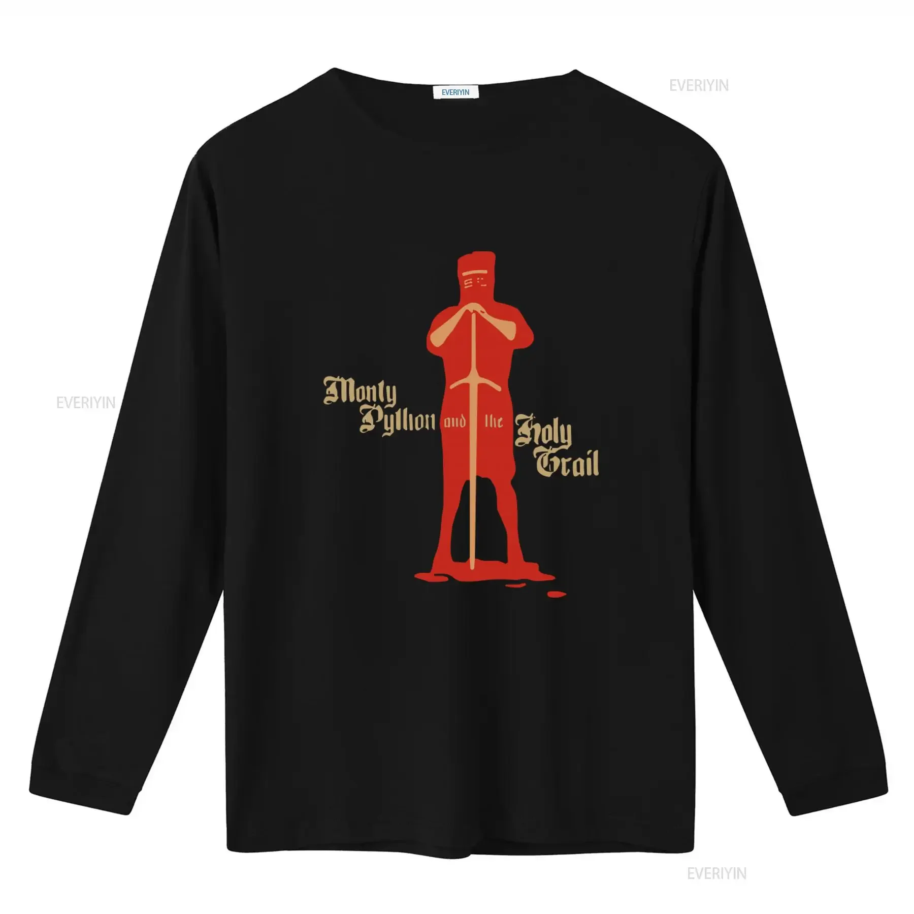 Monty Python And The Holy Grail T Shirt Men's X Large vintage Washed Casual Breathable Soft fashion Versatile Unisex Stylish
