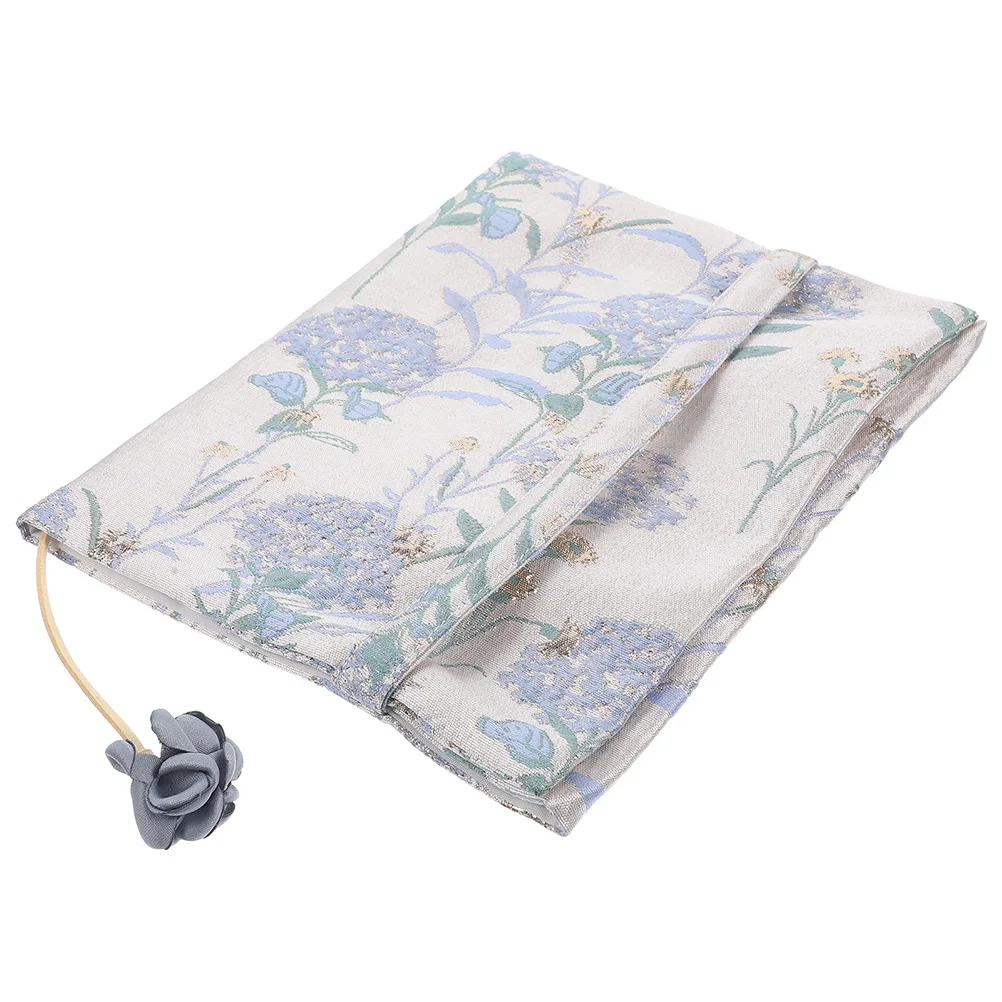 

Adjustable Dandelion Blue A6 Cloth Book Cover Handmade Notebook Sleeve Protective Decorative Book Protector Stylish Book Decor