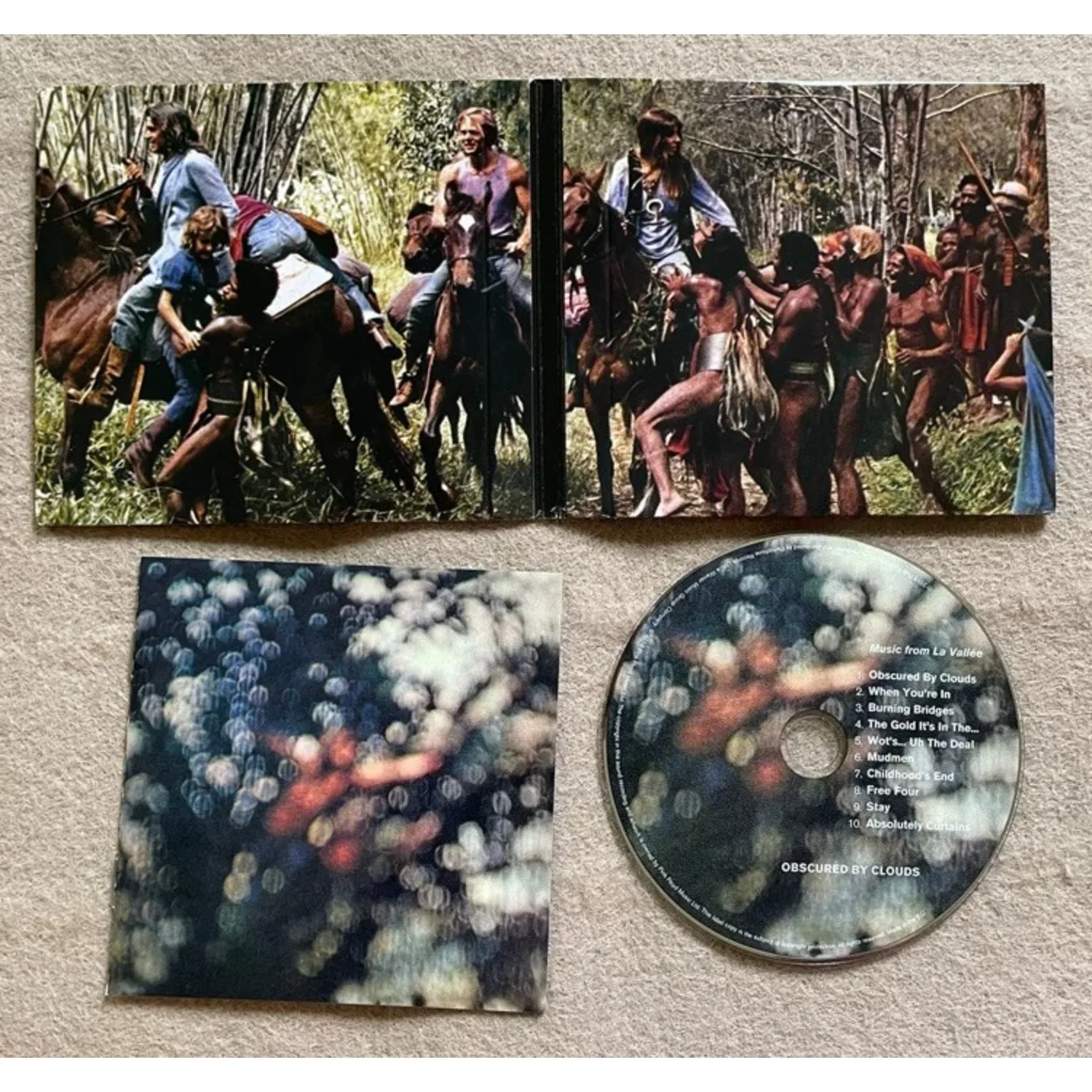 Psychedelic Rock Themed CD Album, Blurred Light Art Cover, High-Fidelity Original Edition for Rock Fans & Home Decor