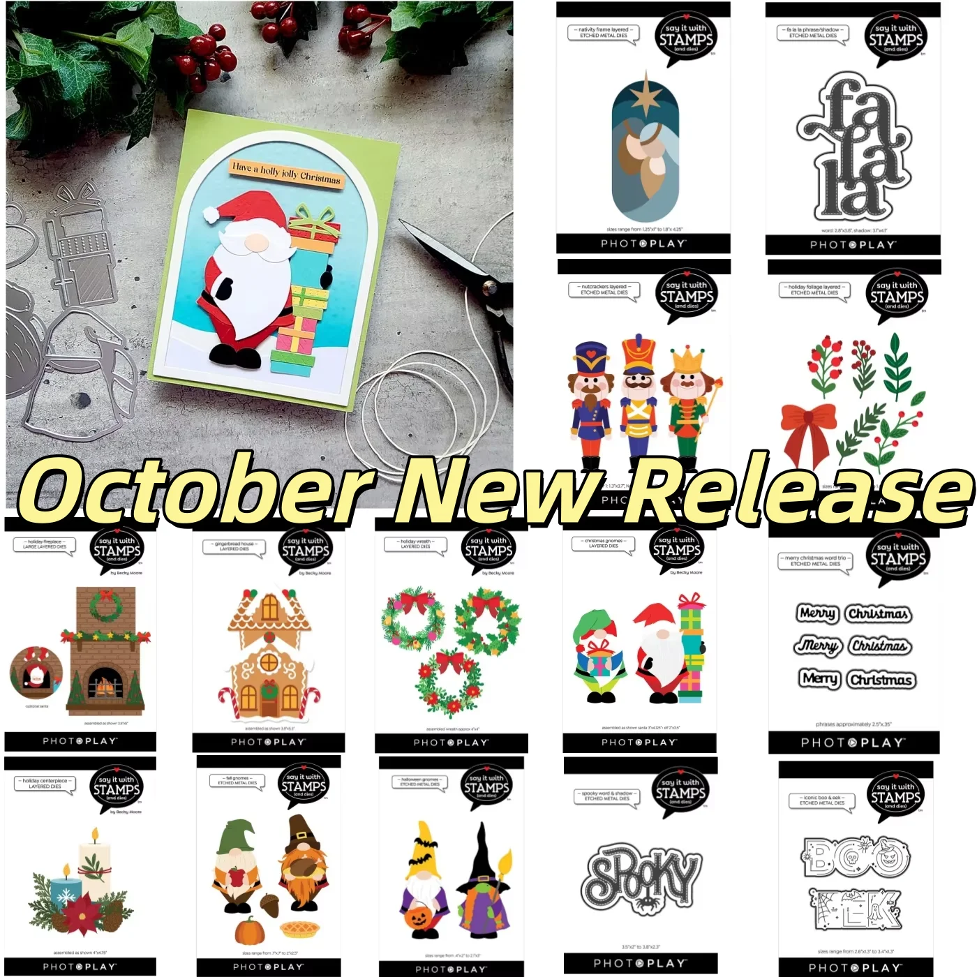 

Gnomes Candle Wreath Metal Cutting Dies DIY Greeting Card Making Scrapbooking Craft Paper Decoration Template New Arrival 2025