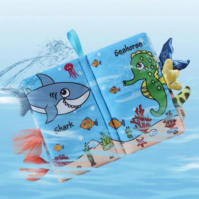 Libro a prueba roturas para suelo, libro con espejo, libro educativo 3D para centro actividades, recién nacido,