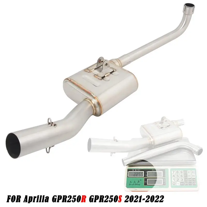 51MM Header Pipe For Aprilia GPR250R GPR250S 2021-2022 Motorcycles Exhaust Pipe Muffler Front Link Tube Stainless Steel Slip On