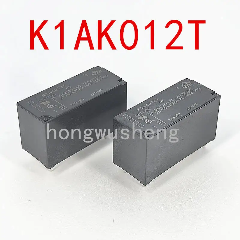 100% New 2pcs  K1AK012T  DC12V  relay 16A  6pins