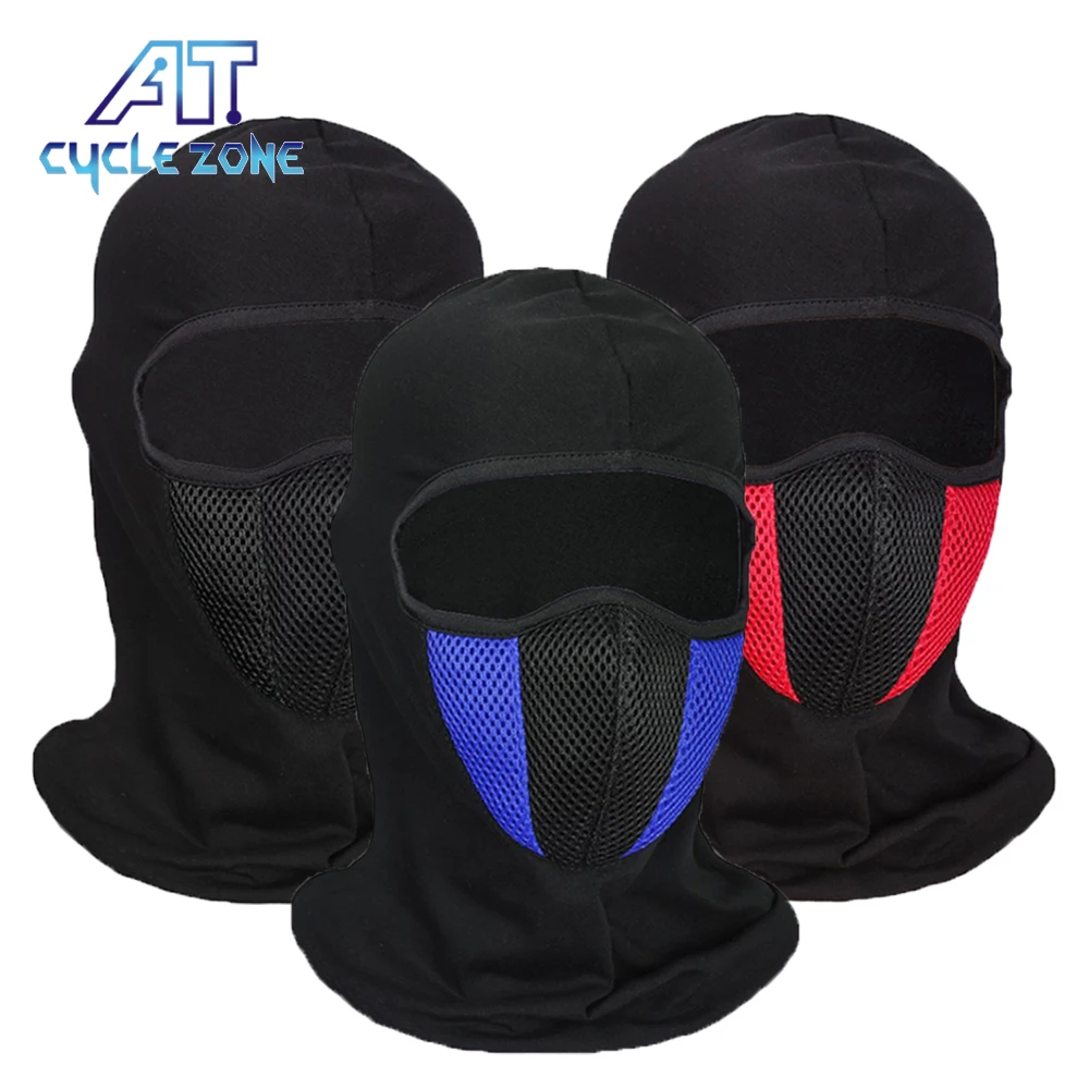 

Breathable Balaclava Motorcycle Full Face Mask Motorbike Mask Motocross Helmet Hood Moto Riding Neck Face Hood Moto Accessories