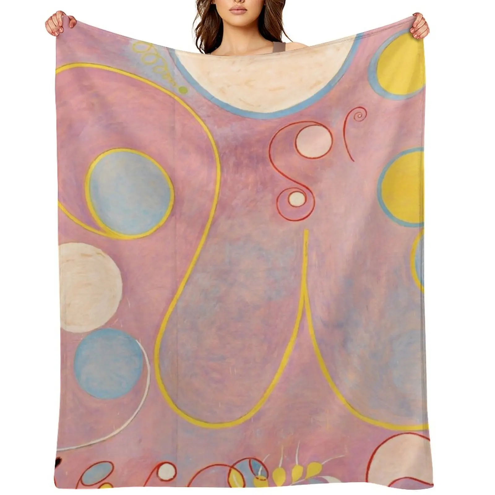 

Hilma Af Klint - The Ten Largest, No. 08, Adulthood Group IV (1907) Throw Blanket Bed covers Polar manga Sofa Quilt Blankets