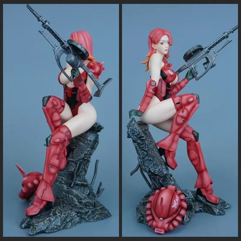 

Zaku Mecha Girl Anime Figure Gundam Statue Model Kit Wholesale Boxed Collectible