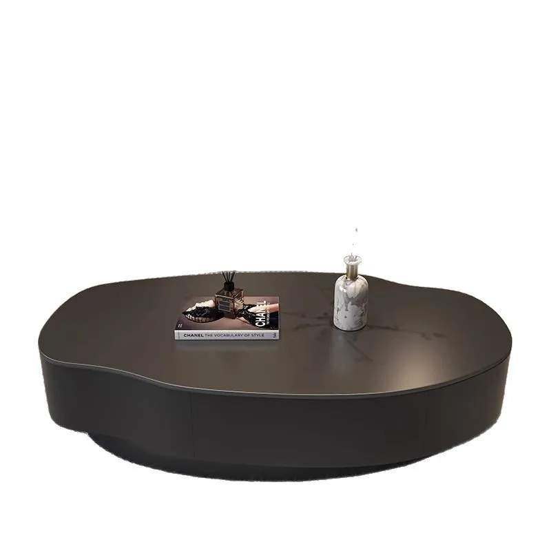 

Creative special-shaped rock slab mango coffee table light luxury modern living room simple new home small apartment combinatio