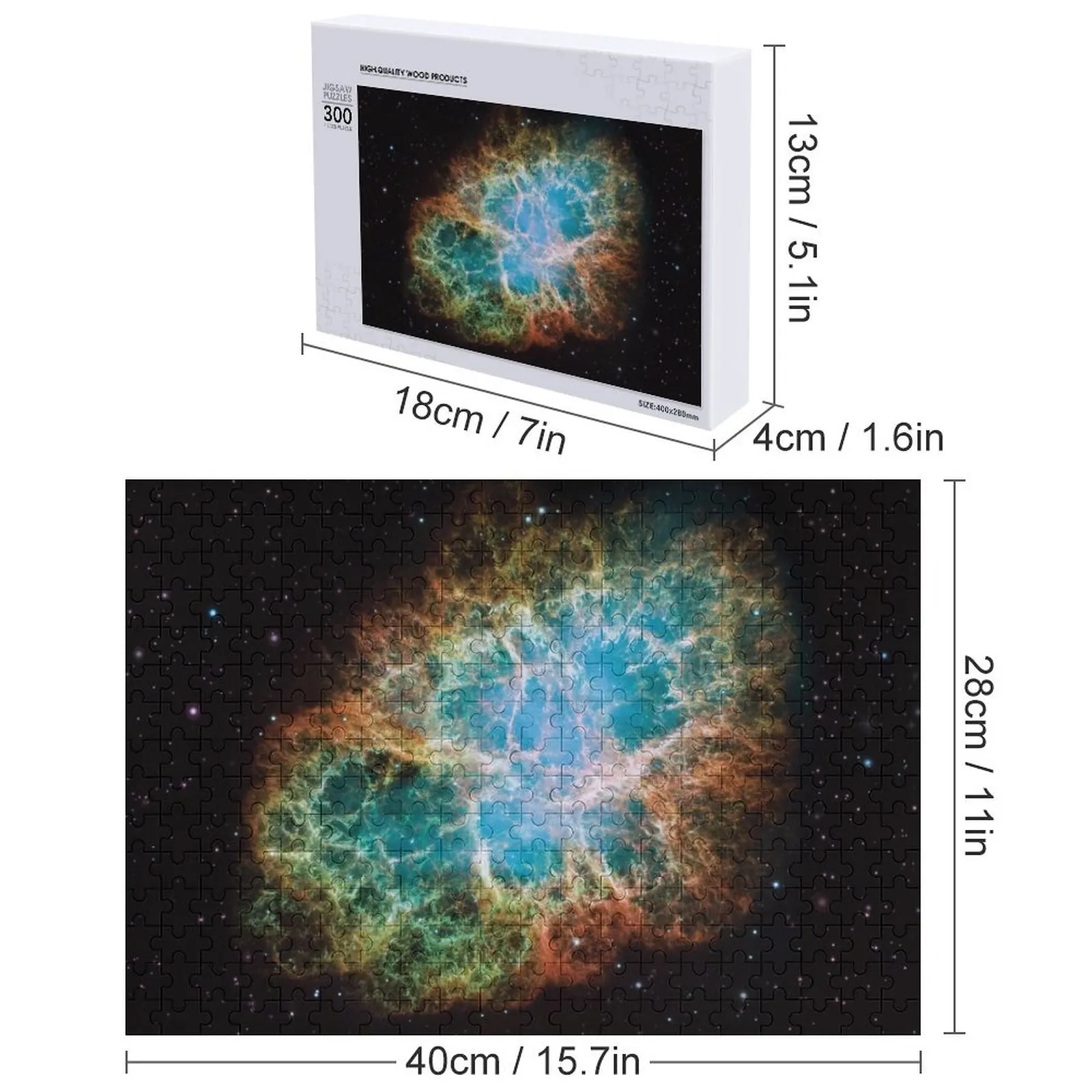 Granchio Nebulosa NGC 1952, Toro Un supernova rimane nella costellazione del Toro Hubble Spazio Telescopio Immagine HD Puzzle
