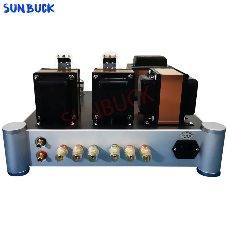 Sunbuck Handmade 6N2 6N6 5Z2P 300B Vacuum Tube Amplifier Single-ended 8 W 2.0 300B Vacuum Tube Power Amplifier HIFI Audio