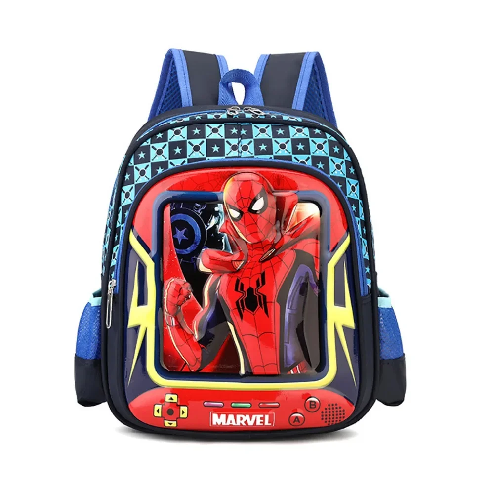 

New 3D Waterproof Bags Popular Cartoon Hero Spider Man Princess Sofia Elsa Suitable For Children Aged 3-5 Exquisite Backpacks