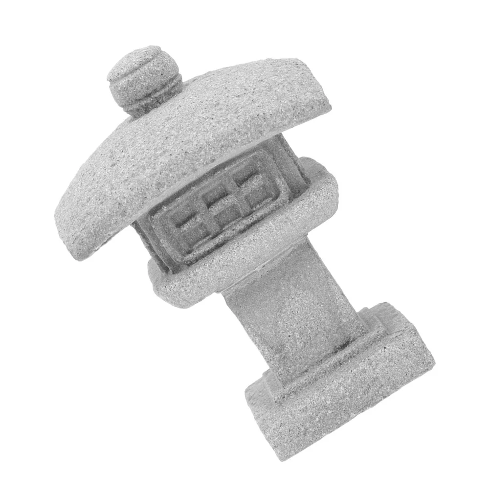 مقلد برج تشانغ معبد تمثال غرامة الحرفية حديقة ديكور بونساي ملحق مصغرة سطح المكتب المنزلي زخرفة الصينية #6