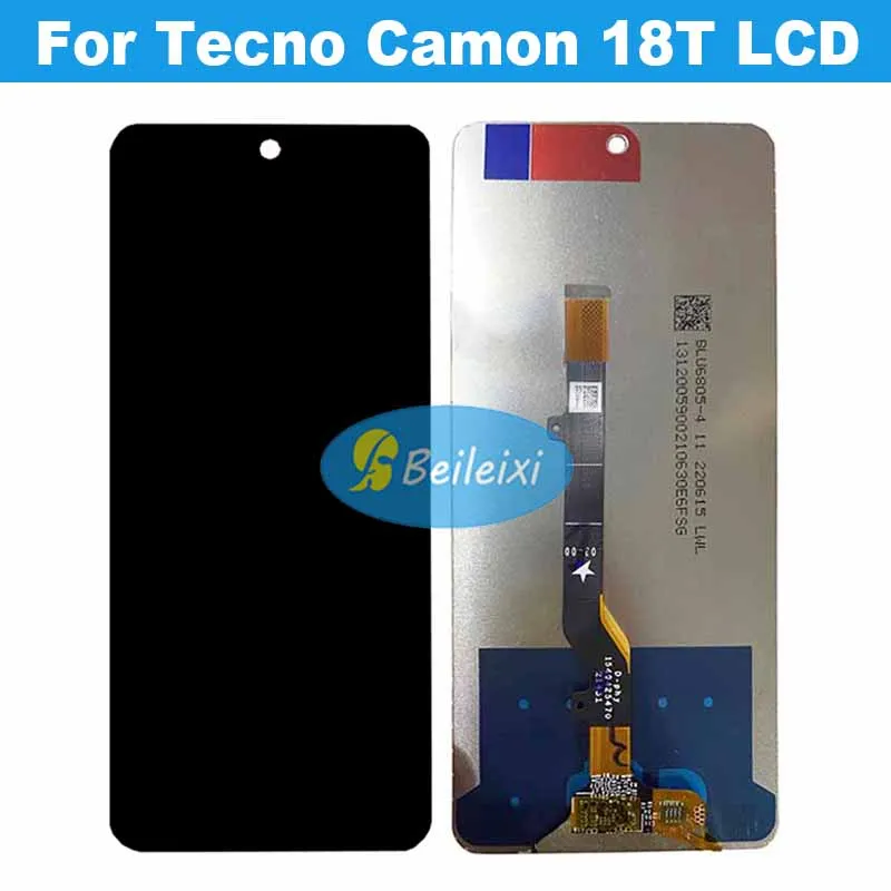 

ЖК-экран для Tecno Camon 18T, ЖК-дисплей, экран с цифровым преобразователем в сборе