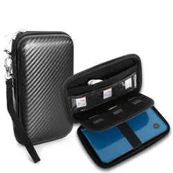 GHKJOK EVA storage bag Case Protective Travel Carrying Case Cover for hard drive,SSD,Nintendo New 3DS XL/ 3DS XL NEW 3DSXL/LL