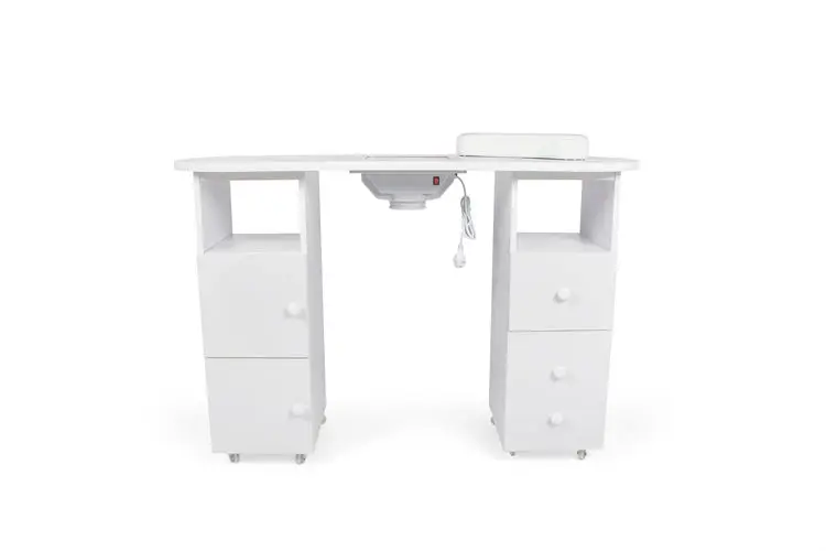 New commercial multi-functional salon nail table with drawers, nail table with cleaning nail SPA storage cabinet