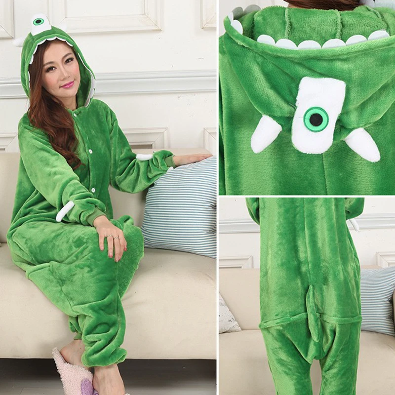 Kigurumi Adults Onesies Matching Family Pajamas Sets Hooded One-Piece Jumpsuit Homewear Halloween Party Anime Cosplay Costumes