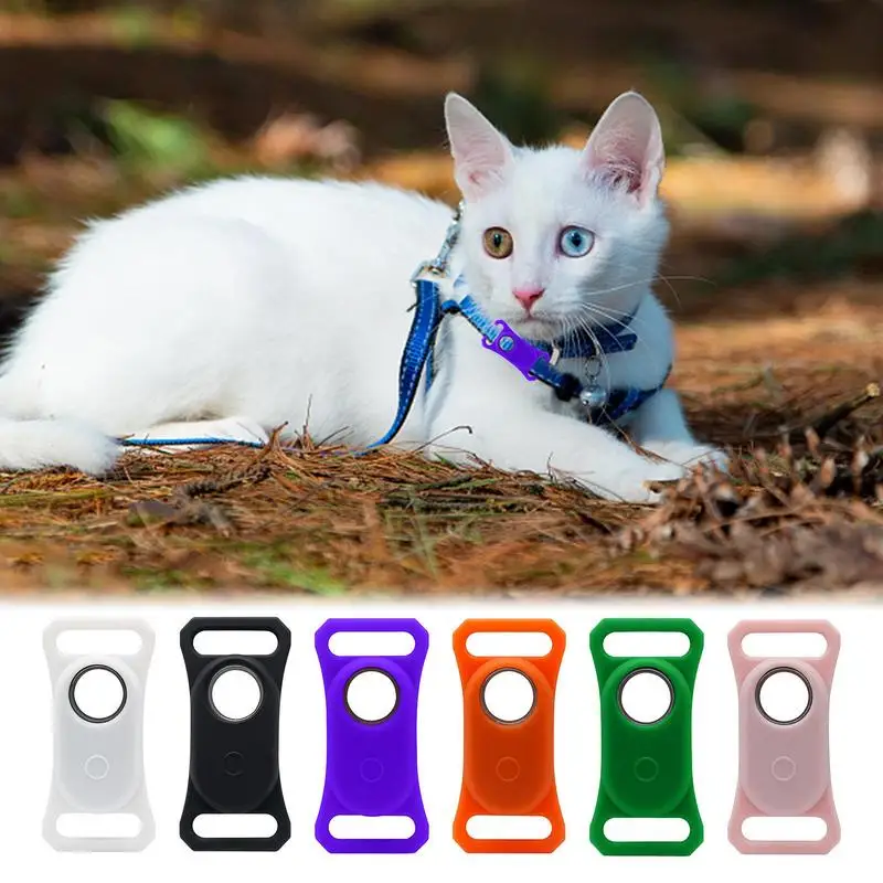 For SamsungGalaxy SmartTag2 Dog Collar Holder Waterproof Silicone Case For Galaxy Smart Tag 2 For Pet Dog Cat Collars Holder