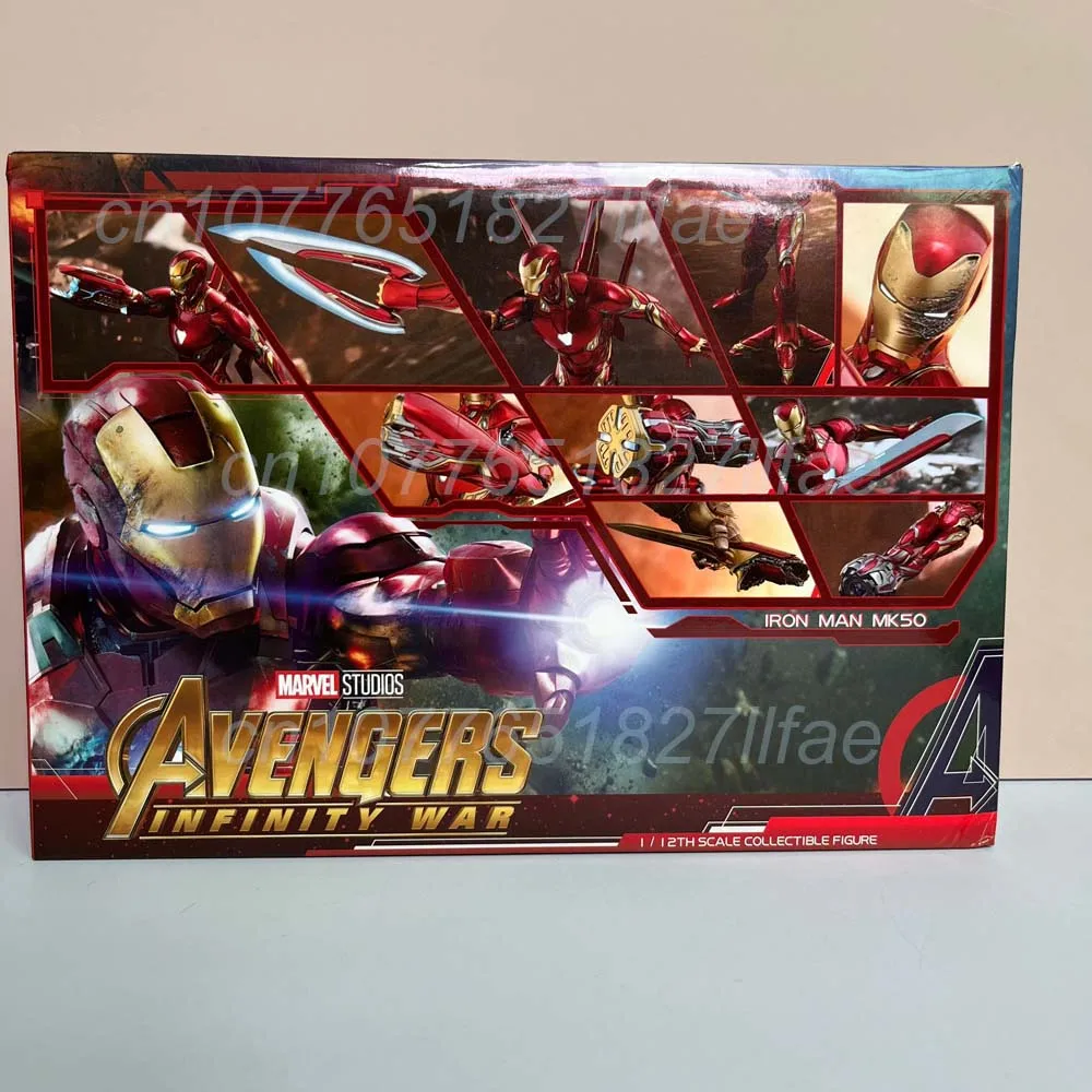 The Avengers Infinity War Iron Man Ironman MK50 And Mk50 Weapon Accessory Set MK85 Action Figure Model Toys Gift For Friends