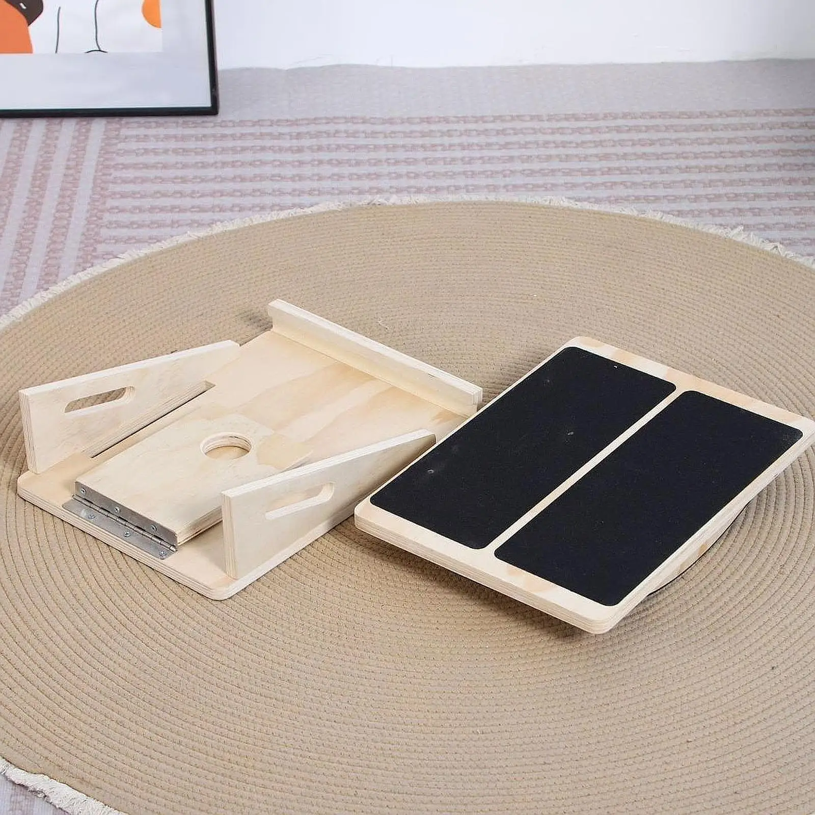 

Slant Board for Calf Stretching Wooden Adjustable for Sports Squats Exercise