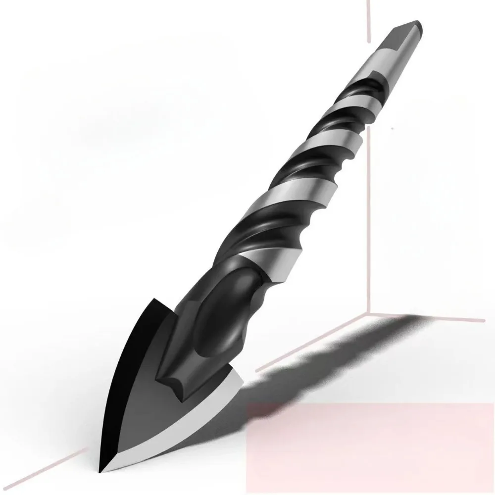 7pcs Ceramic Tile Drill Bit, Concrete Hole Opening, Alloy Triangle Drill, Glass Cement Electric Hand Drill, Stainless Steel