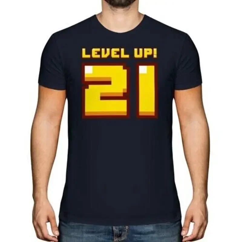 Lustig 21ST Geburtstag Geschenk Für Gamer Herren Top Level Up 21 Geek Geschenk