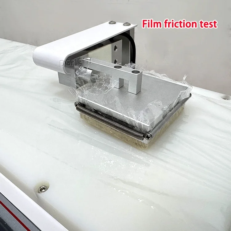 Touch Screen Steel Plastic Film Paper Packaging Slip Performance Testing Coefficient Friction Tester with Printer OEM
