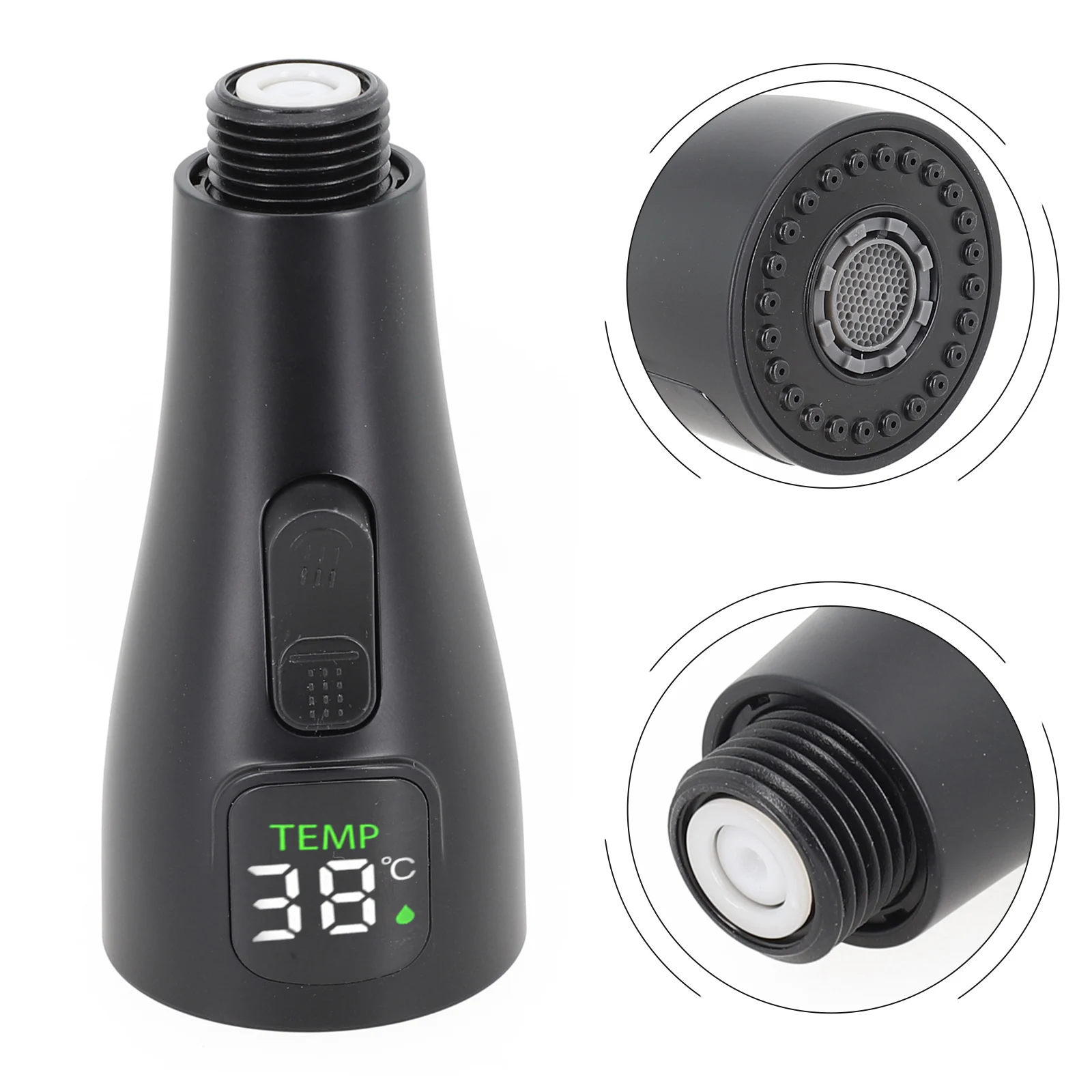 

For Kitchen Faucet Faucet Head Kitchen Swivel Head Reduce Bills Tap Nozzle Replacement Elegant Ergonomic Design Anti Corossion