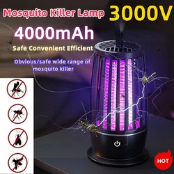 Portable Mosquito Killer Lamp Electric Fly Trap Insect Killer USBRechargeable Outdoor Mute Anti Mosquito Lamp Insect Proo