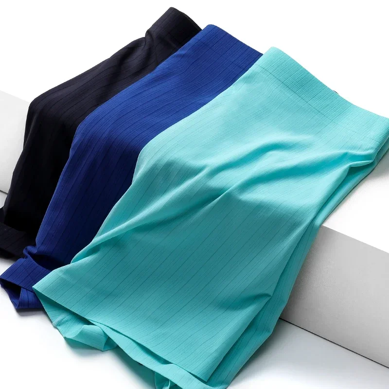 

3PC Men's underwear, men's ice silk modal thin, seamless, breathable briefs, men's leggings, antibacterial quad-corner shorts
