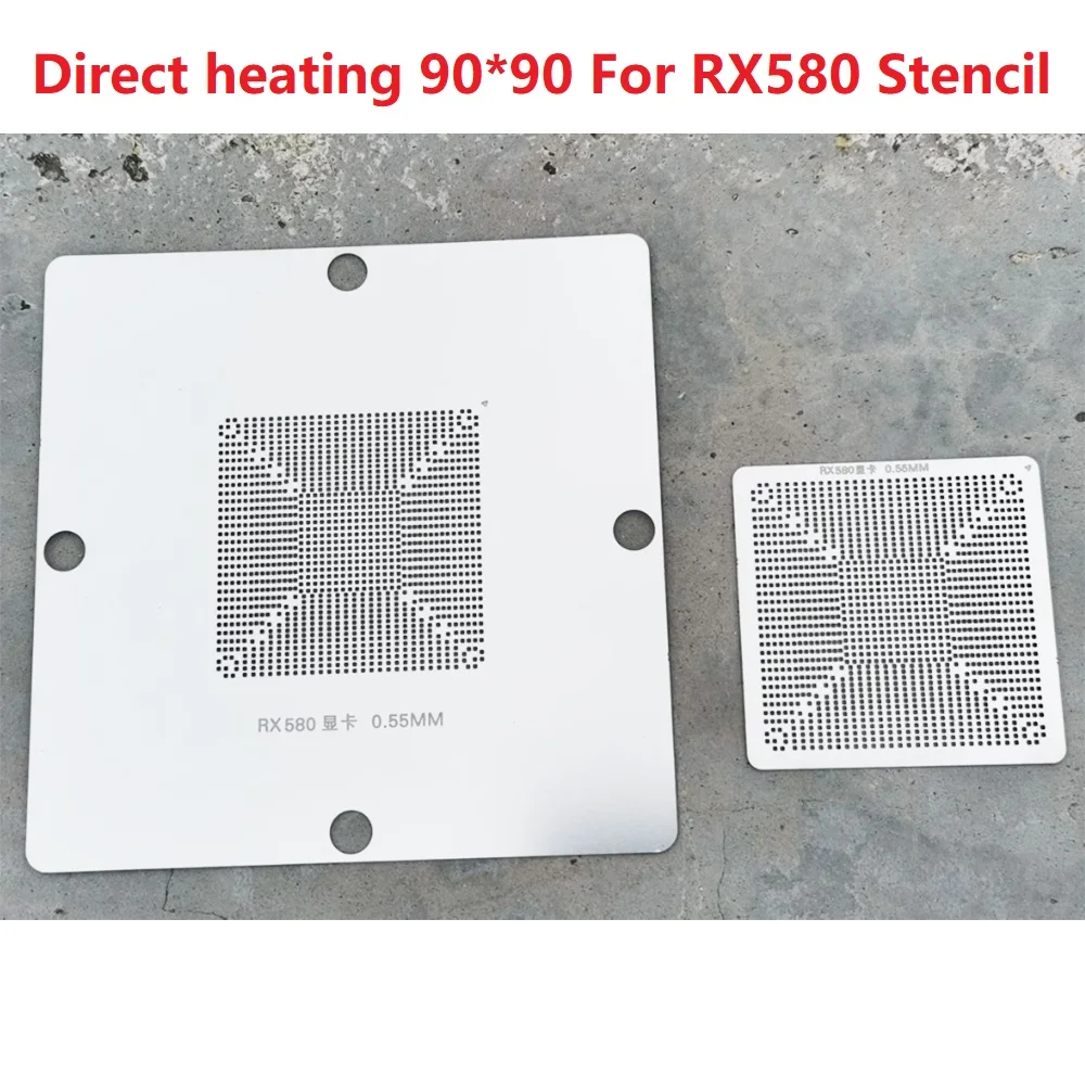BGA Reball Stencil For RX580 RX580G 215-0876205 215-0876184  215-0909018 215-0910038 215-0910066 215-0910052 Graphics Chip Ball