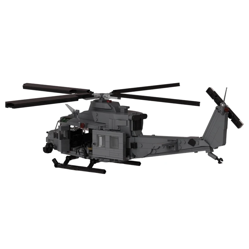 730 pçs MOC-236742 sino 412 internacional multifunção helicóptero modelo diy montagem blocos de construção tijolos montagem brinquedo crianças presente