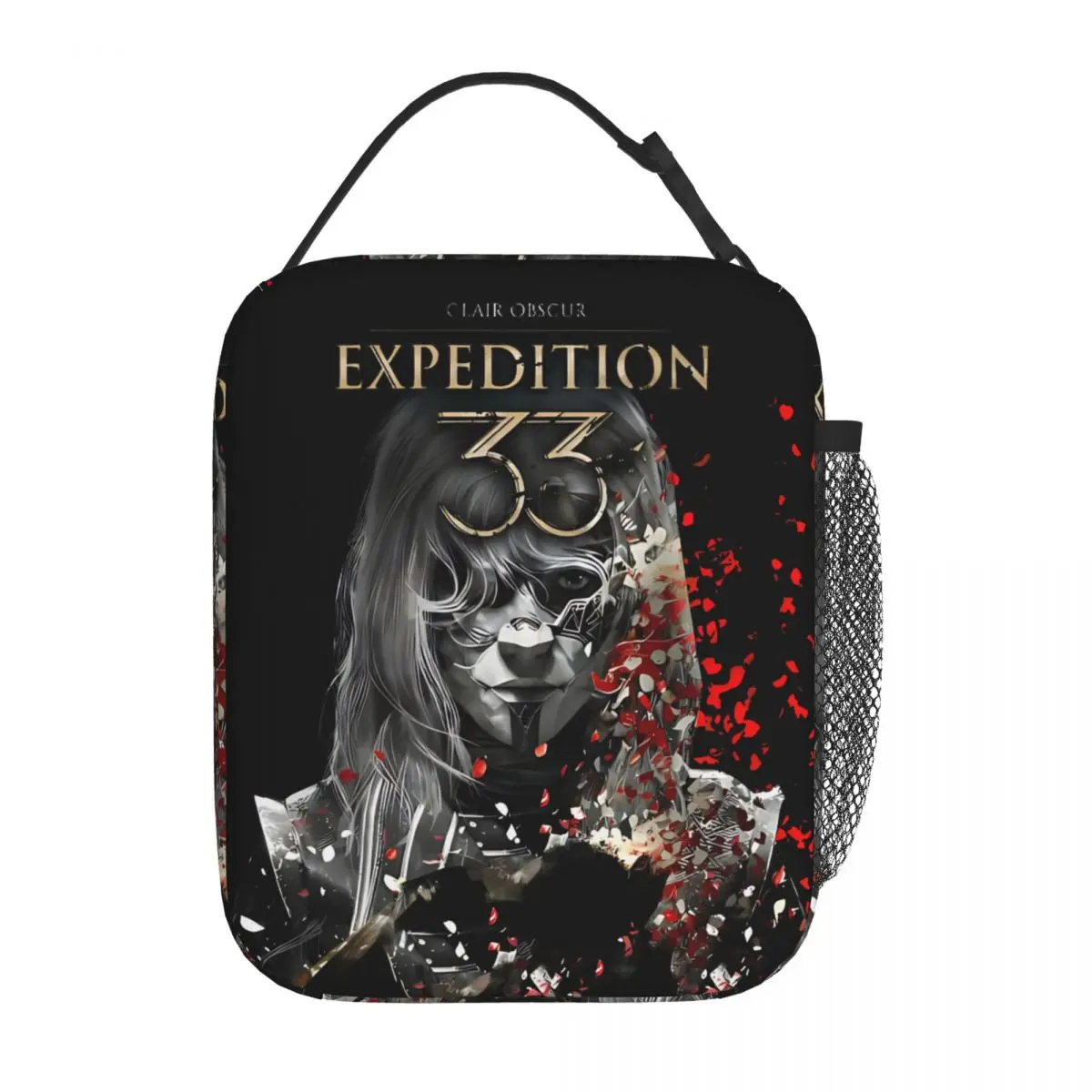 

Clair Obscur Expedition 33 Insulated Lunch Bag Thermal Meal Container Large Tote Lunch Box Food Handbags Office Outdoor