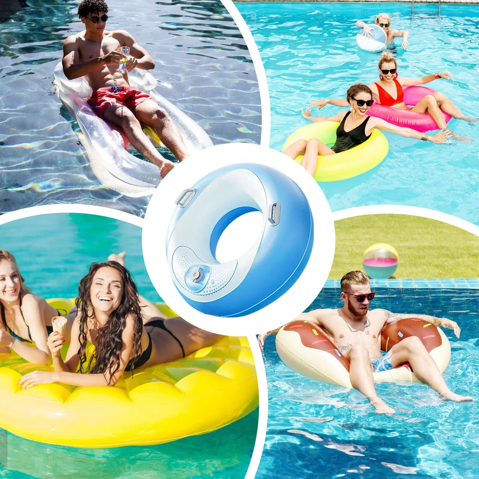 

Swimming Tube Inflatable Anti-Leak Toy Inflatable Tube Pool Float For Men Women Mother Girlfriend Sea Offshore Lake River Party